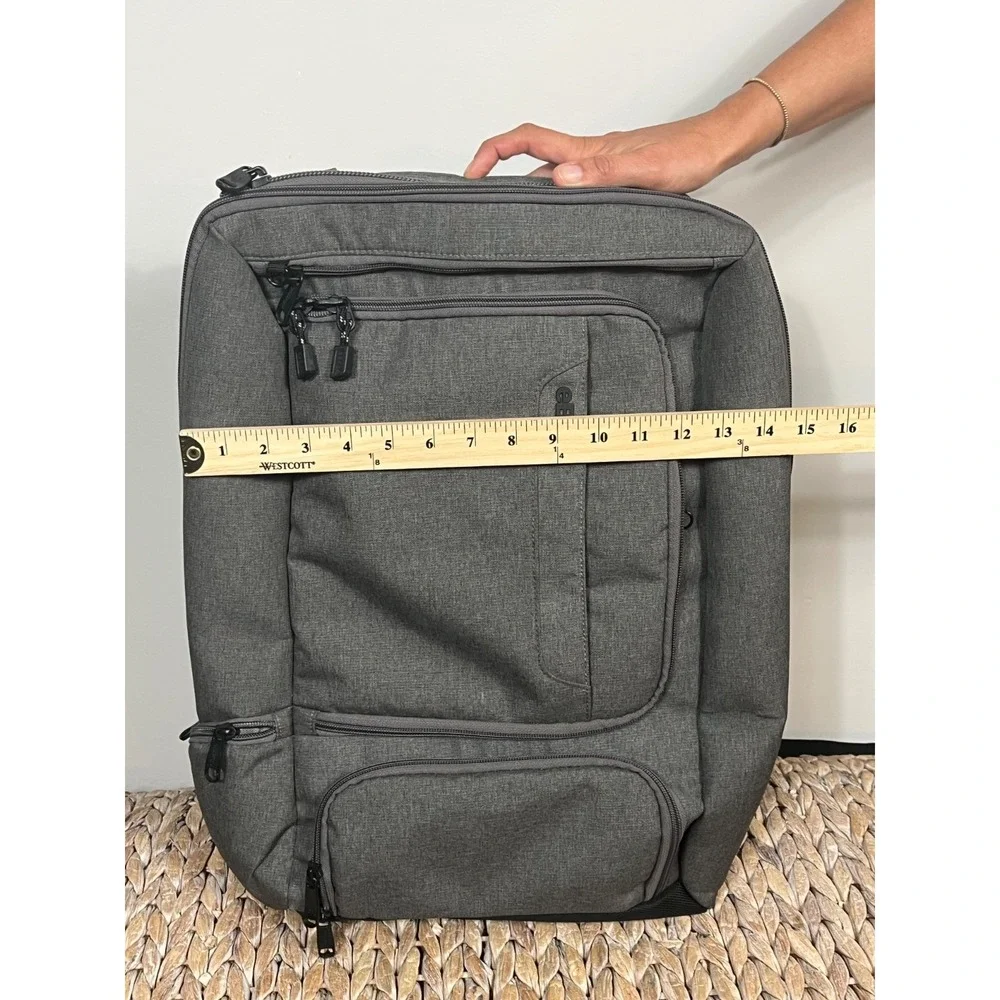 eBags Mother Lode Weekender Travel Backpack Carry On Convertible Heathered Gray